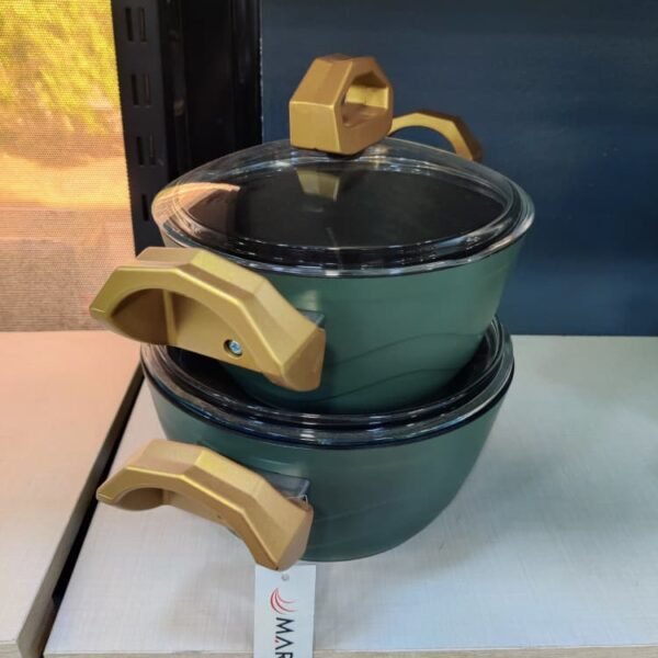 SERIE MARMITE EN GRANITE MARTI 8PCS MT-020 001