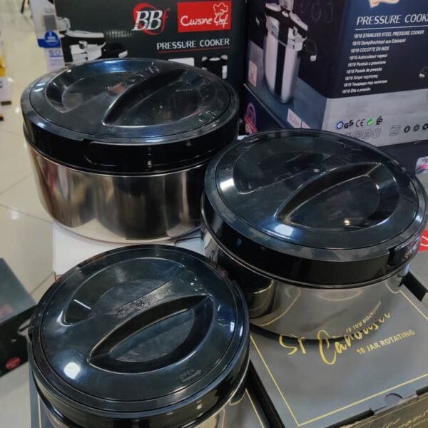 PORTE MANGER 3 PCS INOX SILVER B231255