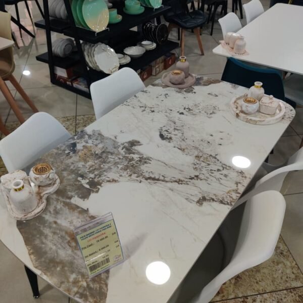 PACK MARBRE 137 PANDORA 4 TULIPE BEIGE FONCE PIED NOIR