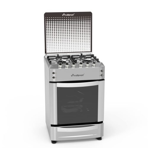 CUISINIERE MULTISMART 4FEUX ROTINA VENT INOX