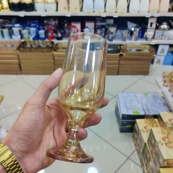 VERRE BALON 6PCS GL3728 AMBER C08/7 PR00231