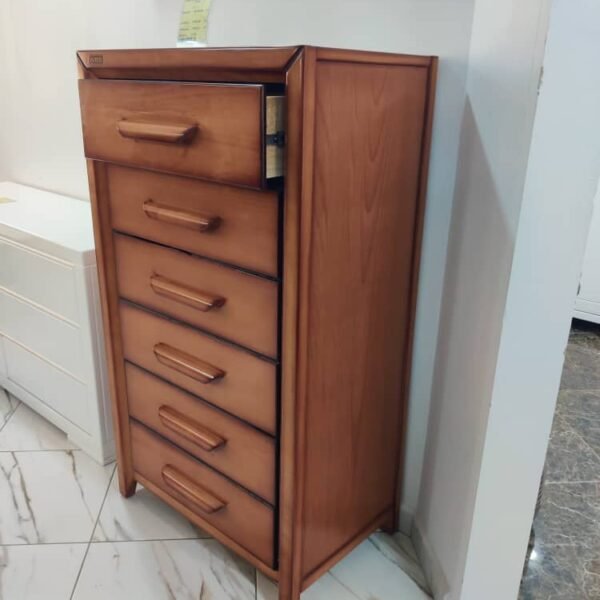 COMMODE PM EN HETRE 6 TIROIRE AVEC POIGNER PR00144