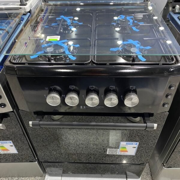 CUISINIERE ARTHUR MARTIN 4F G/E NOIR 60PL-BCACK.SMART